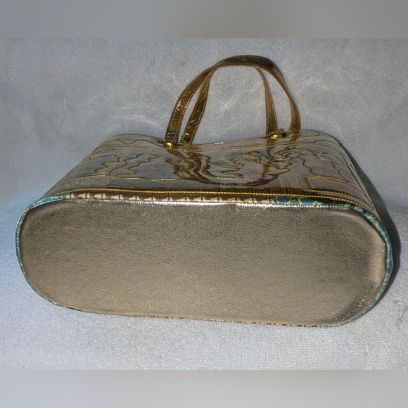 Vintage Delill Quilted Persian Scene Tote Bag . - Picture 6 of 11